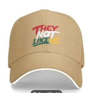“They Not Like Us” Tan Cap NWOT